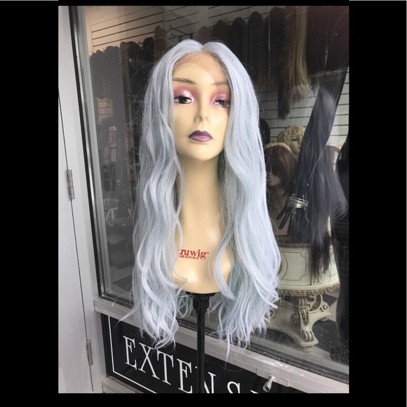 Mint green Swisslace Lacefront wig main image 4